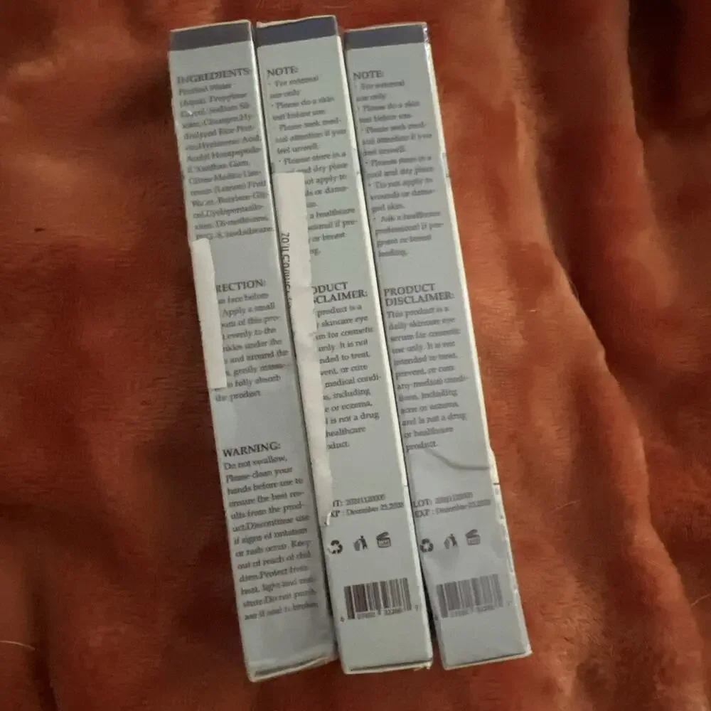 3-Under Eye Cream Serum Dark Circles Bags Face Lines Ageless Puffy Eye New - Picture 2 of 3